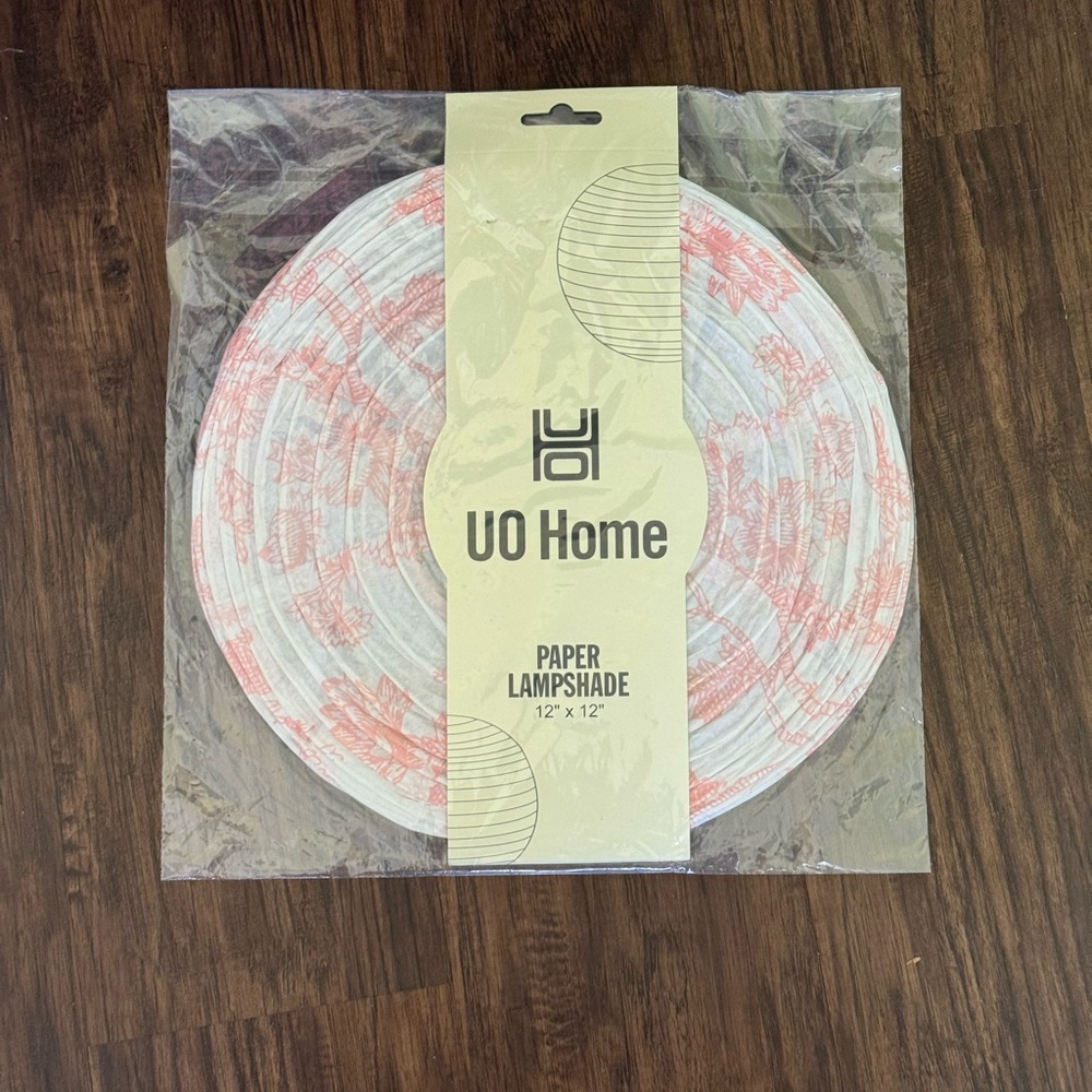 Urban Outfitters toile printed round paper Lantern pendant shad
